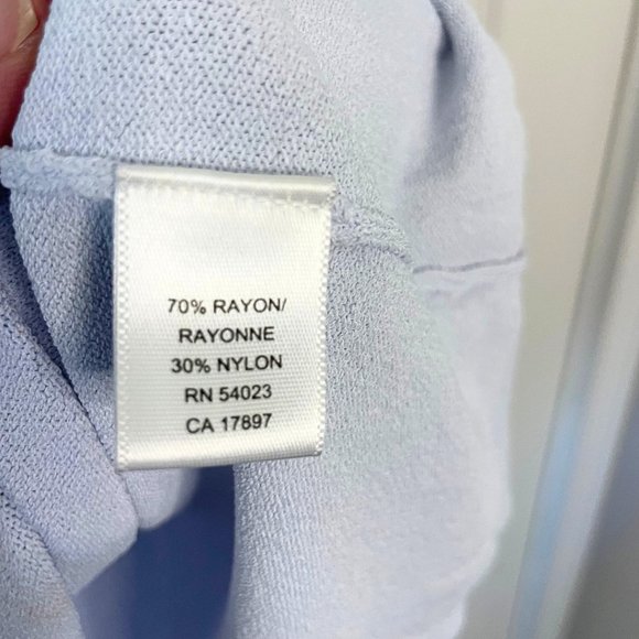 Banana Republic Light Blue Stretch, Sleeveless Top - Picture 5 of 6